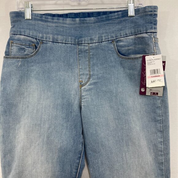 New Gloria Vanderbilt Jeans size 10 Blue High Rise Stretch Comfy Pull-on - Picture 5 of 10